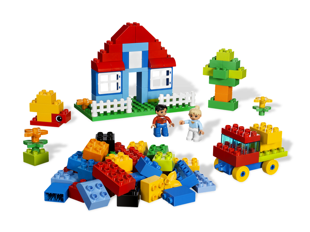 Bricker - Gioco di costruzioni di LEGO 5507 Duplo Deluxe Brick Box