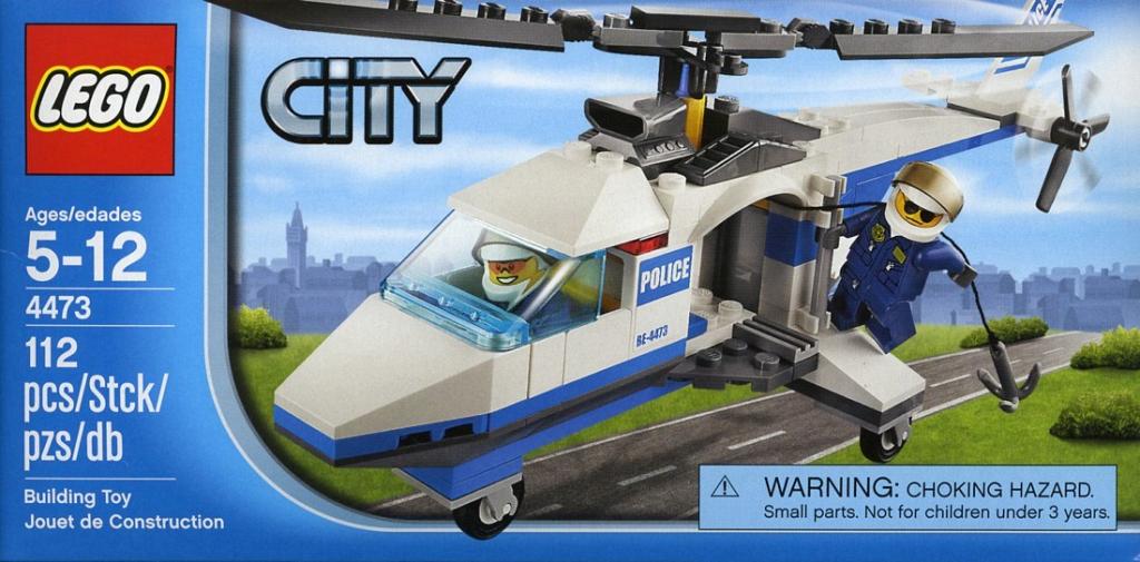 Kommunikationsnetværk Tick Janice Bricker - Construction Toy by LEGO 4473 Police Helicopter