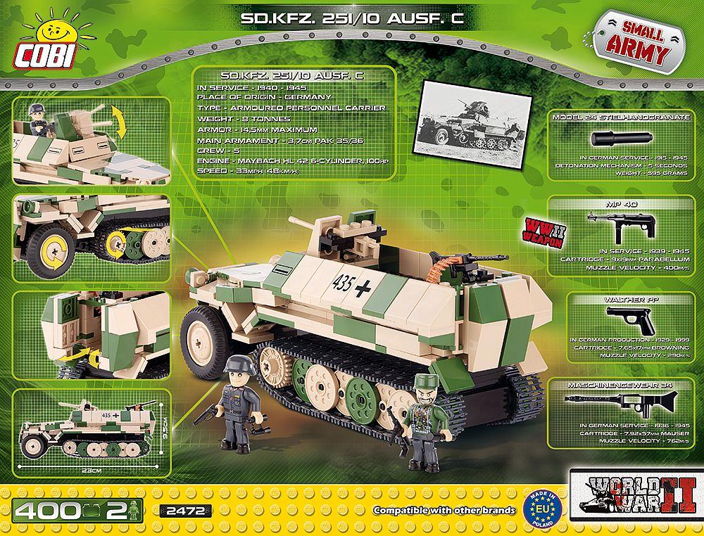 COBI SD.KFZ 251/1 Ausf. A Half-Track | COBI Historical Collection —   Cobi Building Sets