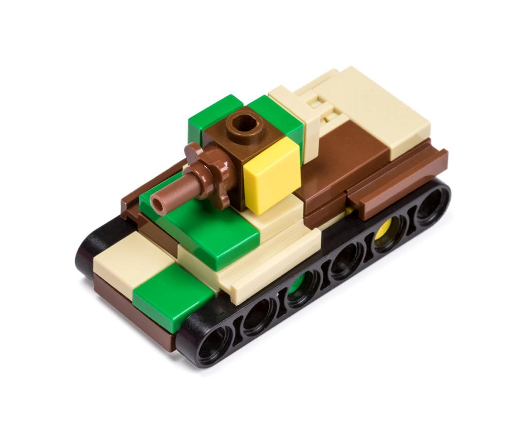 bricker - 组装玩具,来自 brickmania 741 micro brick battle - type